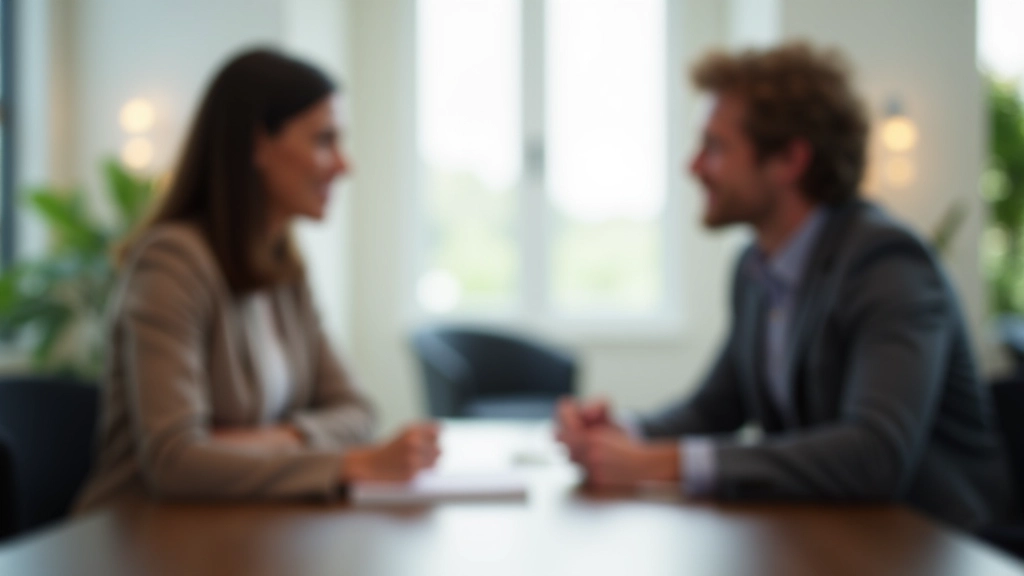 One-on-one coaching session in professional office setting