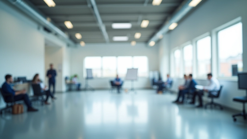 Training facility with modern equipment and bright natural lighting